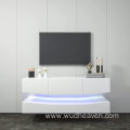 Soporte para TV flotante de pared con luces LED